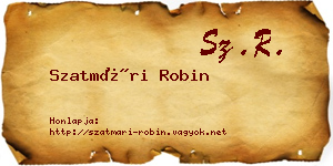 Szatmári Robin névjegykártya